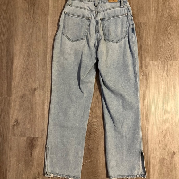 Abercrombie & Fitch Light Blue Straight Leg Jeans - Picture 3 of 3